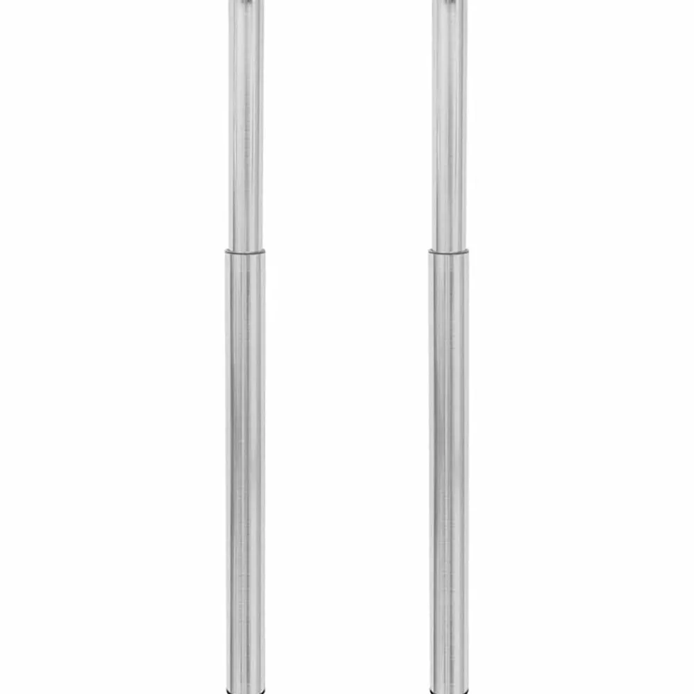 Accessoires Pour Tables-vidaXL Pieds de table télescopiques 710 mm - 1100 mm Acier inoxydable