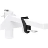 Pelouses & Jardins-vidaXL Pince à parasol pour balcon blanc 38 mm acier