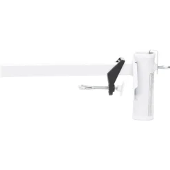 Pelouses & Jardins-vidaXL Pince à parasol pour balcon blanc 38 mm acier