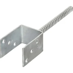 Accessoires De Quincaillerie-vidaXL Piquets de clôture 6 pcs Argenté 7x6x30 cm Acier galvanisé
