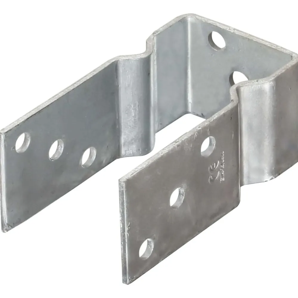 Accessoires De Quincaillerie-vidaXL Piquets de clôture 6 pcs Argenté 7x6x15 cm Acier galvanisé