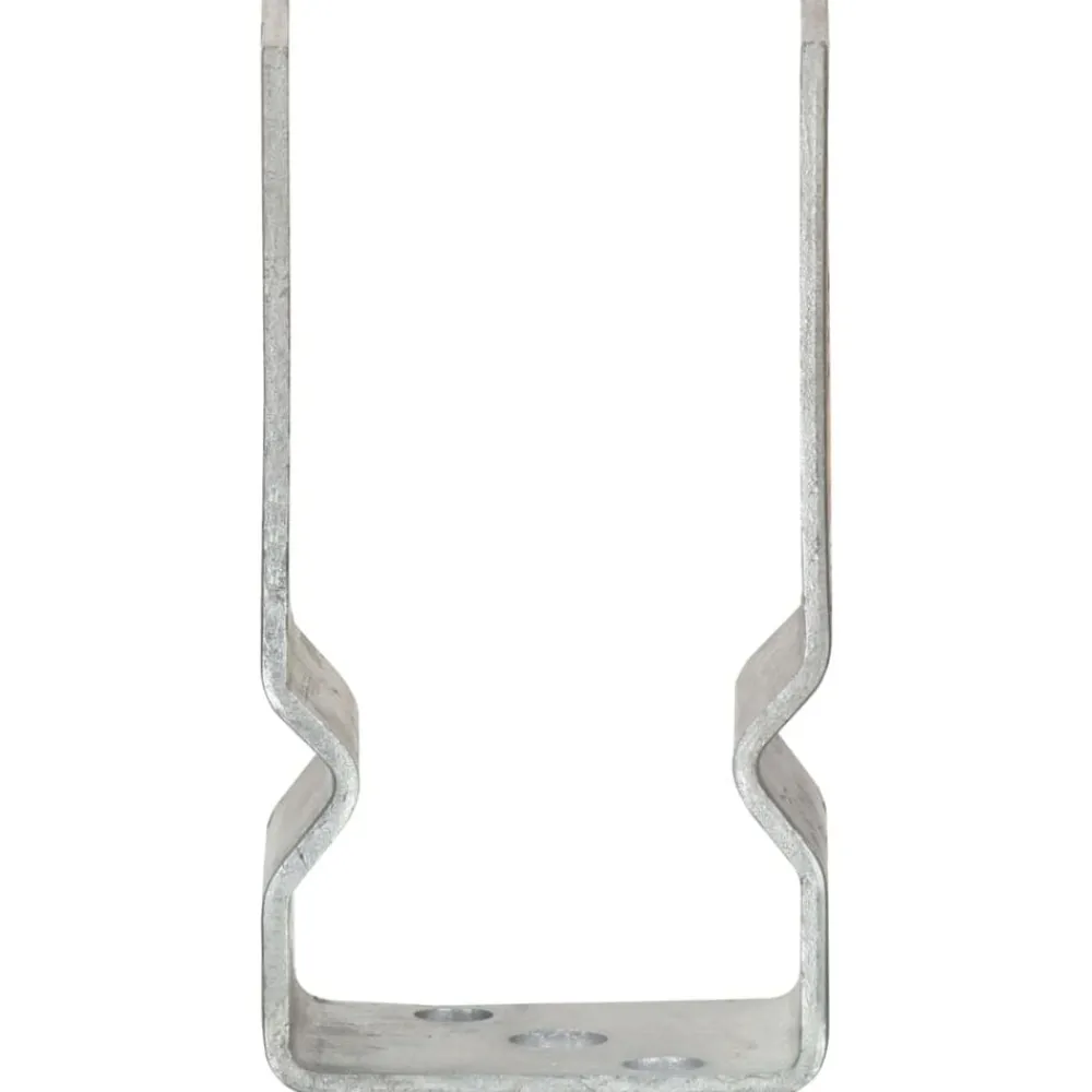 Accessoires De Quincaillerie-vidaXL Piquets de clôture 6 pcs Argenté 7x6x15 cm Acier galvanisé