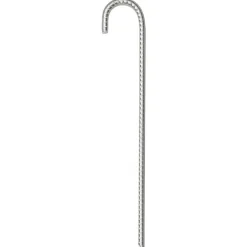 Loisirs De Plein Air-vidaXL Piquets de tente 6 pcs 37 cm Ø10 mm acier galvanisé