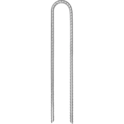 vidaXL Piquets de tente 6 pcs en forme de U 30 cm Ø7mm acier galvanisé
