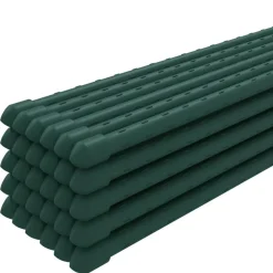 Pelouses & Jardins-vidaXL Piquets pour plantes de jardin 30 pcs vert 60 cm acier