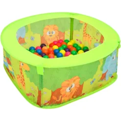 vidaXL Piscine à balles avec 50 balles pour enfants 75x75x32 cm
