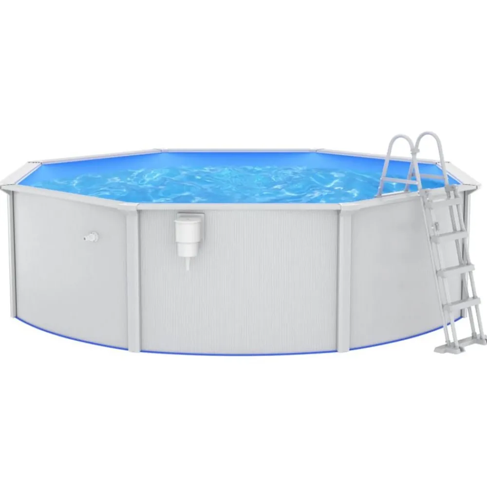 Piscine & Spa-vidaXL Piscine avec échelle de sécurité 460x120 cm