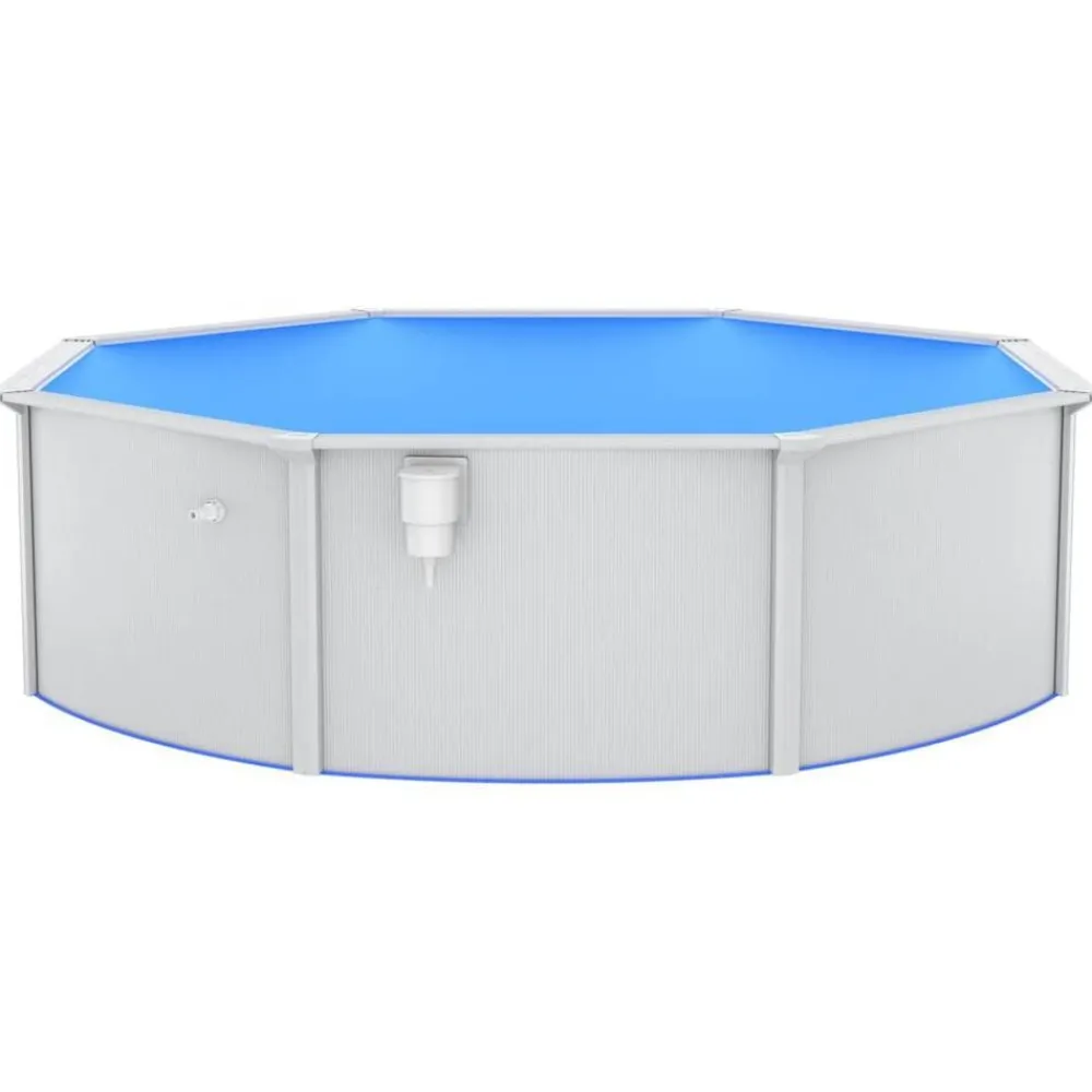 Piscine & Spa-vidaXL Piscine avec échelle de sécurité 460x120 cm