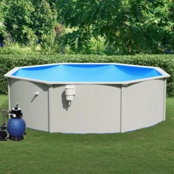 vidaXL Piscine avec pompe filtrante à sable 460x120 cm