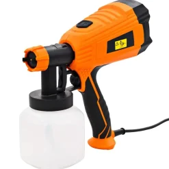 Outils-vidaXL Pistolet à peinture électrique et 3 tailles de buses 500W 800ml