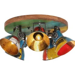 Luminaires-vidaXL Plafonnier 25 W 50x50x25 cm E27 Multicolore