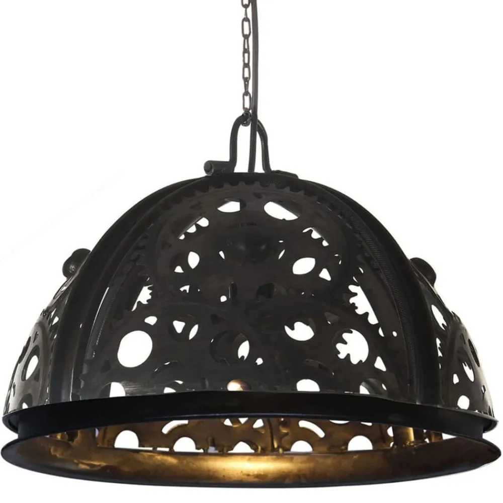 vidaXL Plafonnier industriel en forme de roue dentée 45 cm E27