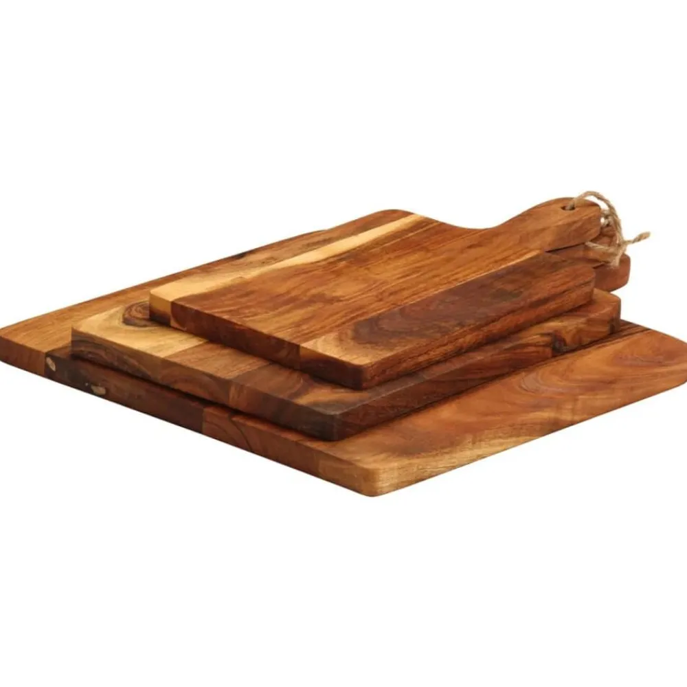 Arts De La Table & Arts Culinaires-vidaXL Planche à découper 3 pcs cm bois d'acacia massif