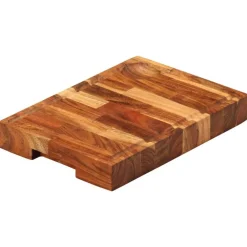 vidaXL Planche à découper 30x21x4 cm bois d'acacia massif