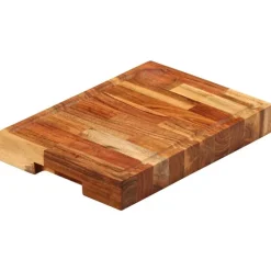 vidaXL Planche à découper 30x21x4 cm bois d'acacia massif
