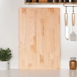 vidaXL Planche à découper 60x40x4 cm bois massif de hêtre
