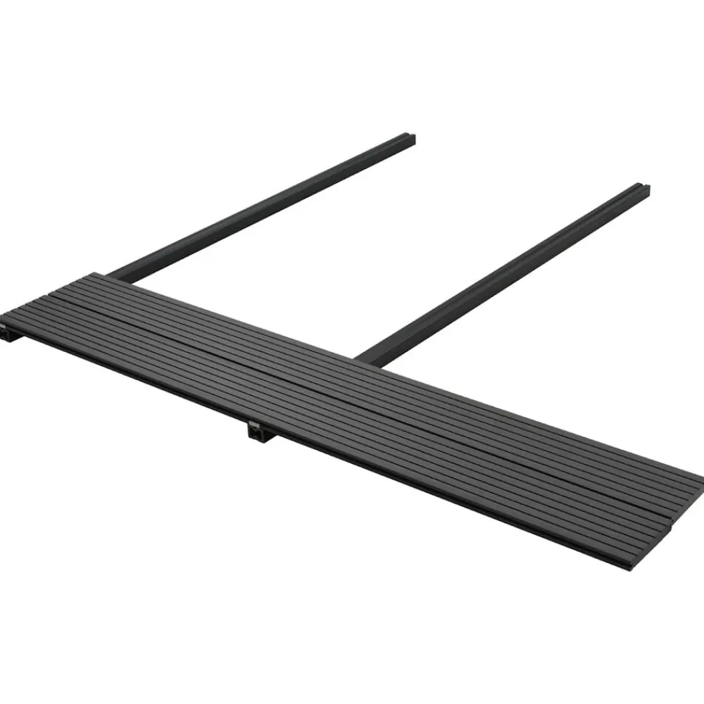 Produits Ménagers-vidaXL Planche de terrasse 6 pcs Noir WPC