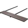 vidaXL Planche de terrasse 4 pcs Marron foncé WPC