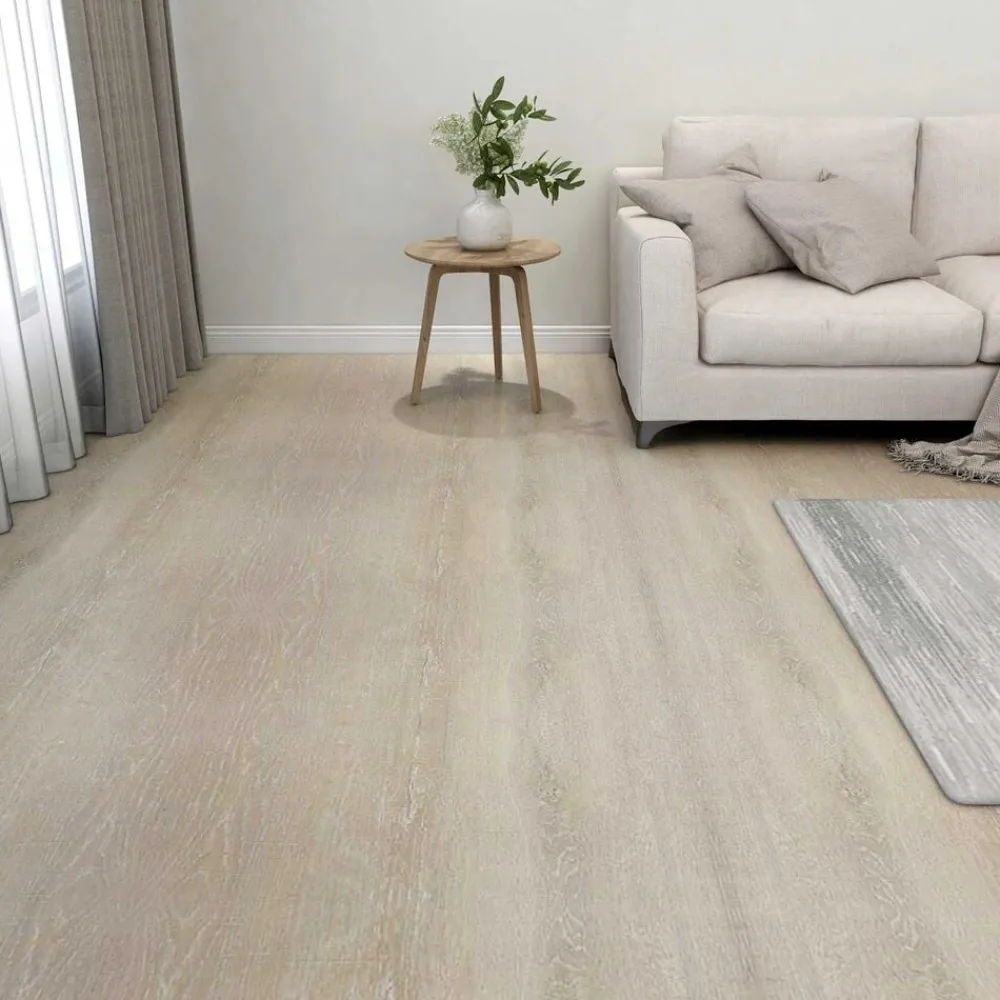 Matériaux De Construction-vidaXL Planches de sol 55 pcs 5,11 m² PVC Beige