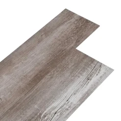 vidaXL Planches de sol 36 pcs Marron 5,02 m² PVC