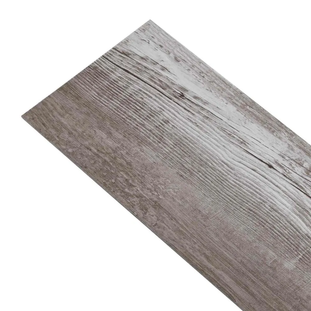 vidaXL Planches de sol 36 pcs Marron 5,02 m² PVC