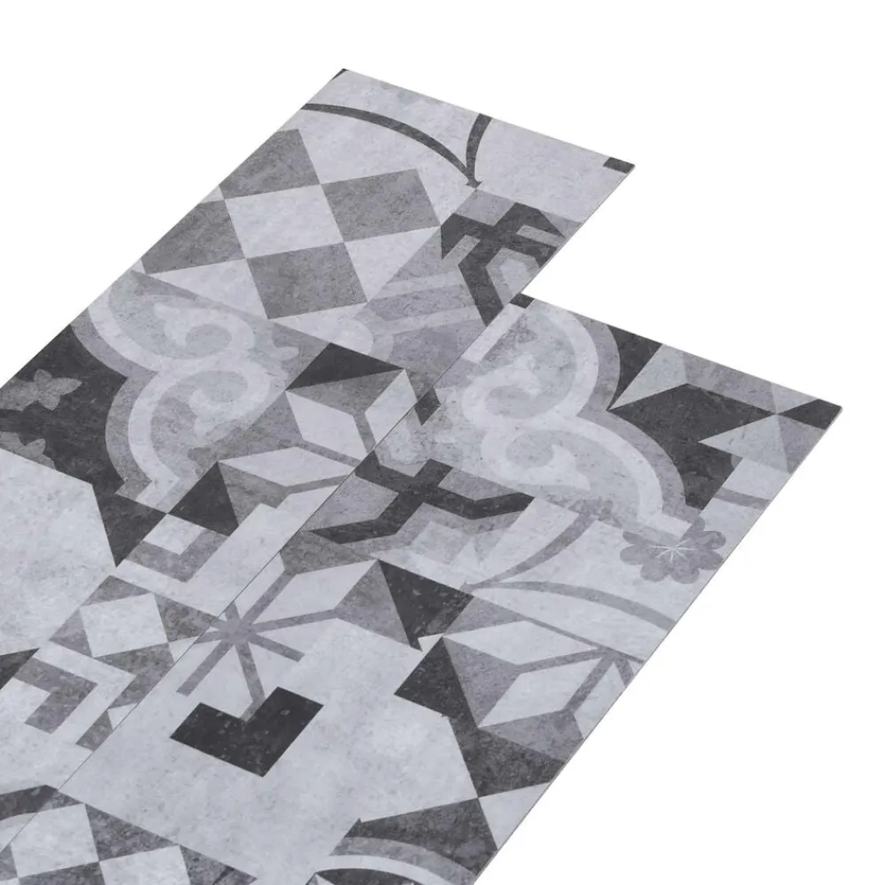 Matériaux De Construction-vidaXL Planches de sol 36 pcs Gris 5,02 m² PVC Motif gris