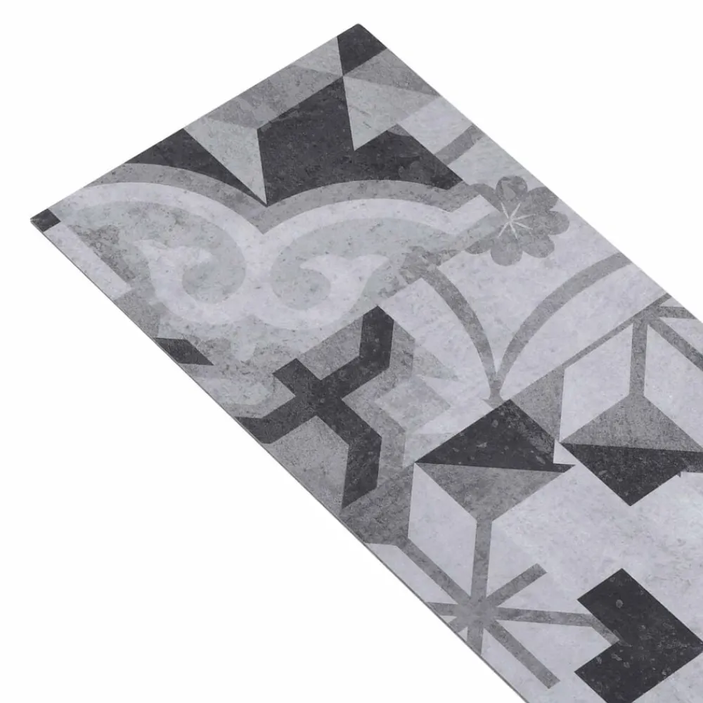 Matériaux De Construction-vidaXL Planches de sol 36 pcs Gris 5,02 m² PVC Motif gris