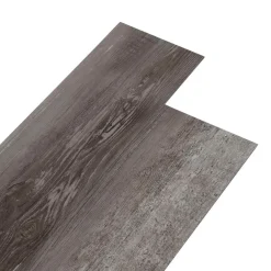 Matériaux De Construction-vidaXL Planches de sol 18 pcs Marron 5,26 m² PVC Bois rayé