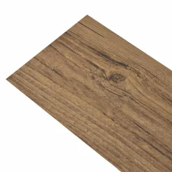 vidaXL Planches de sol 36 pcs Brun Noyé 5,02 m² PVC
