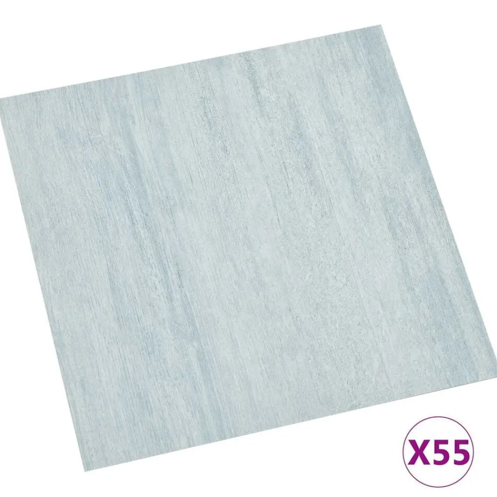 Matériaux De Construction-vidaXL Planches de sol 55 pcs 5,11 m² PVC Vert