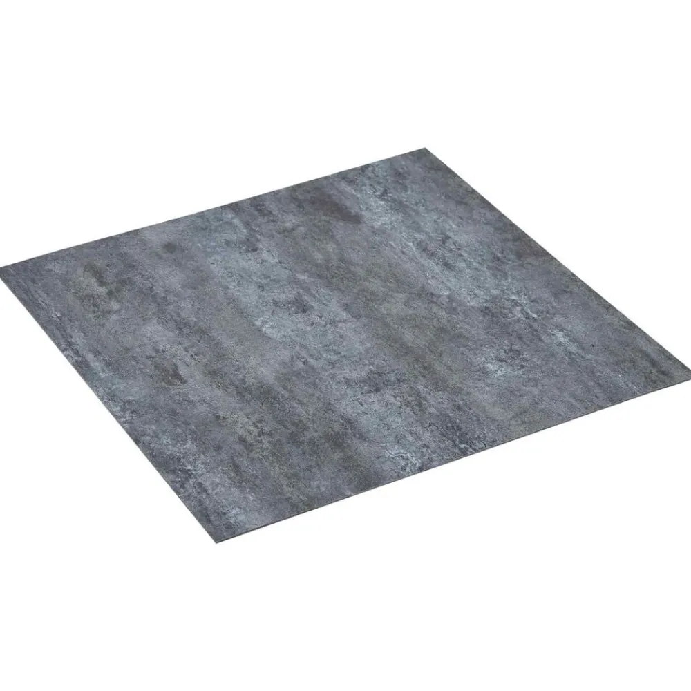 vidaXL Planches de sol 55 pcs Gris 5,11 m² PVC