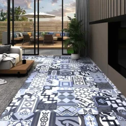 Matériaux De Construction-vidaXL Planches de sol 55 pcs Multicolore 5,11 m² PVC Motif coloré