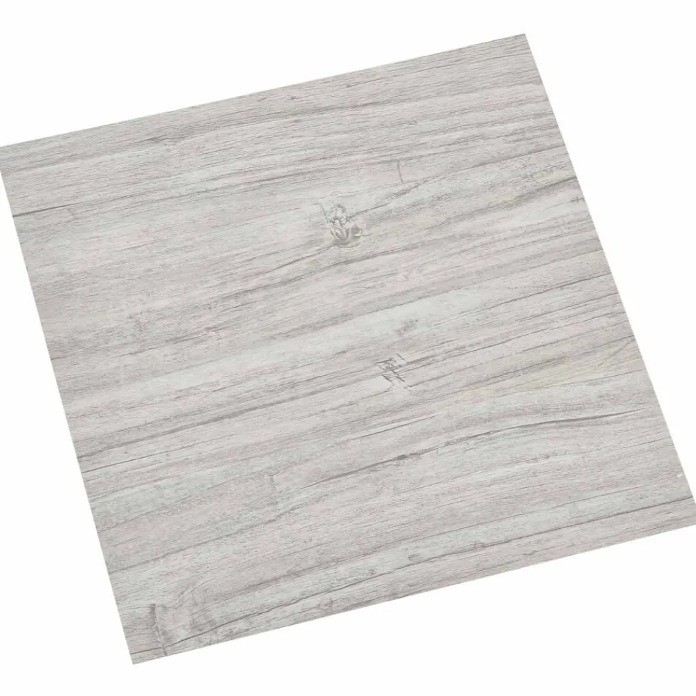 Matériaux De Construction-vidaXL Planches de sol 55 pcs Gris clair 5,11 m² PVC
