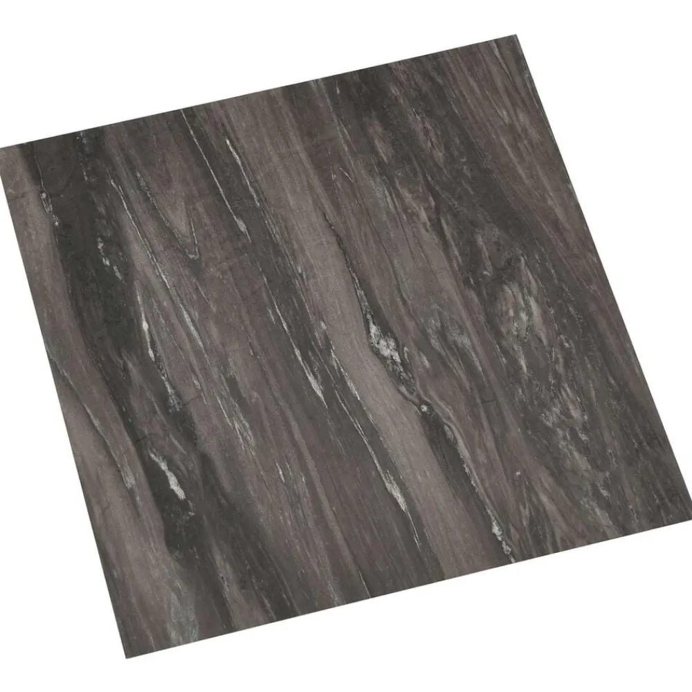 vidaXL Planches de sol 55 pcs Gris foncé 5,11 m² PVC