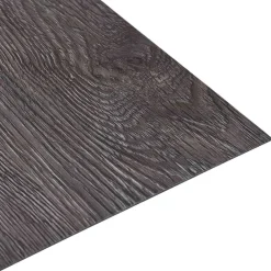 Matériaux De Construction-vidaXL Planches de sol 55 pcs Marron 5,11 m² PVC Noir et gris