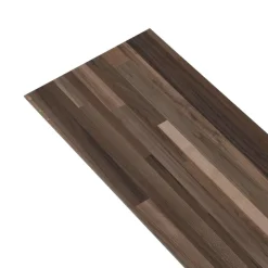 Matériaux De Construction-vidaXL Planches de sol 36 pcs 5,02 m² PVC Rayé marron