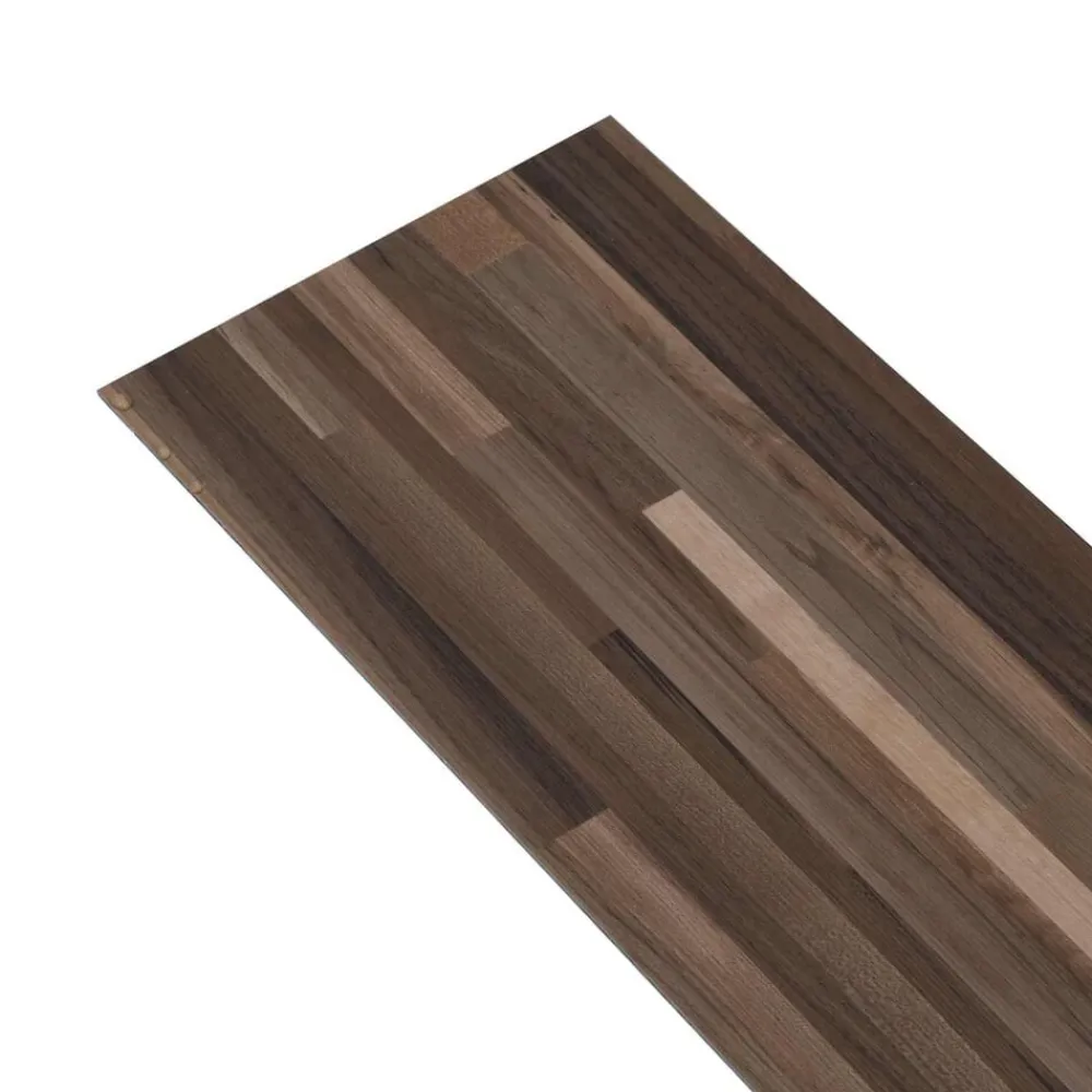 Matériaux De Construction-vidaXL Planches de sol 36 pcs 5,02 m² PVC Rayé marron