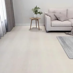 vidaXL Planches de sol 55 pcs Beige 5,11 m² PVC
