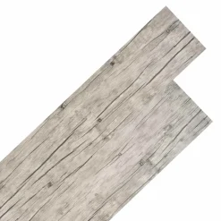 vidaXL Planches de sol 18 pcs Gris 5,26 m² PVC