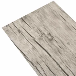 vidaXL Planches de sol 18 pcs Gris 5,26 m² PVC