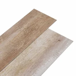 vidaXL Planches de sol 36 pcs Marron 5,02 m² PVC