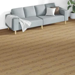 vidaXL Planches de sol 18 pcs Brun Noyé 5,26 m² PVC