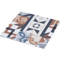 vidaXL Planches de sol 55 pcs Multicolore 5,11 m² PVC