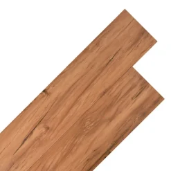 Matériaux De Construction-vidaXL Planches de sol 18 pcs Marron 5,26 m² PVC Orme naturel