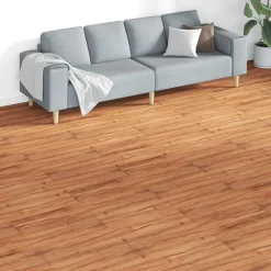 Matériaux De Construction-vidaXL Planches de sol 18 pcs Marron 5,26 m² PVC Orme naturel