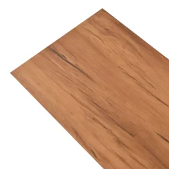 Matériaux De Construction-vidaXL Planches de sol 18 pcs Marron 5,26 m² PVC Orme naturel