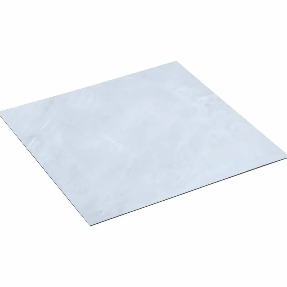 Matériaux De Construction-vidaXL Planches de sol 55 pcs 5,11 m² PVC Blanc