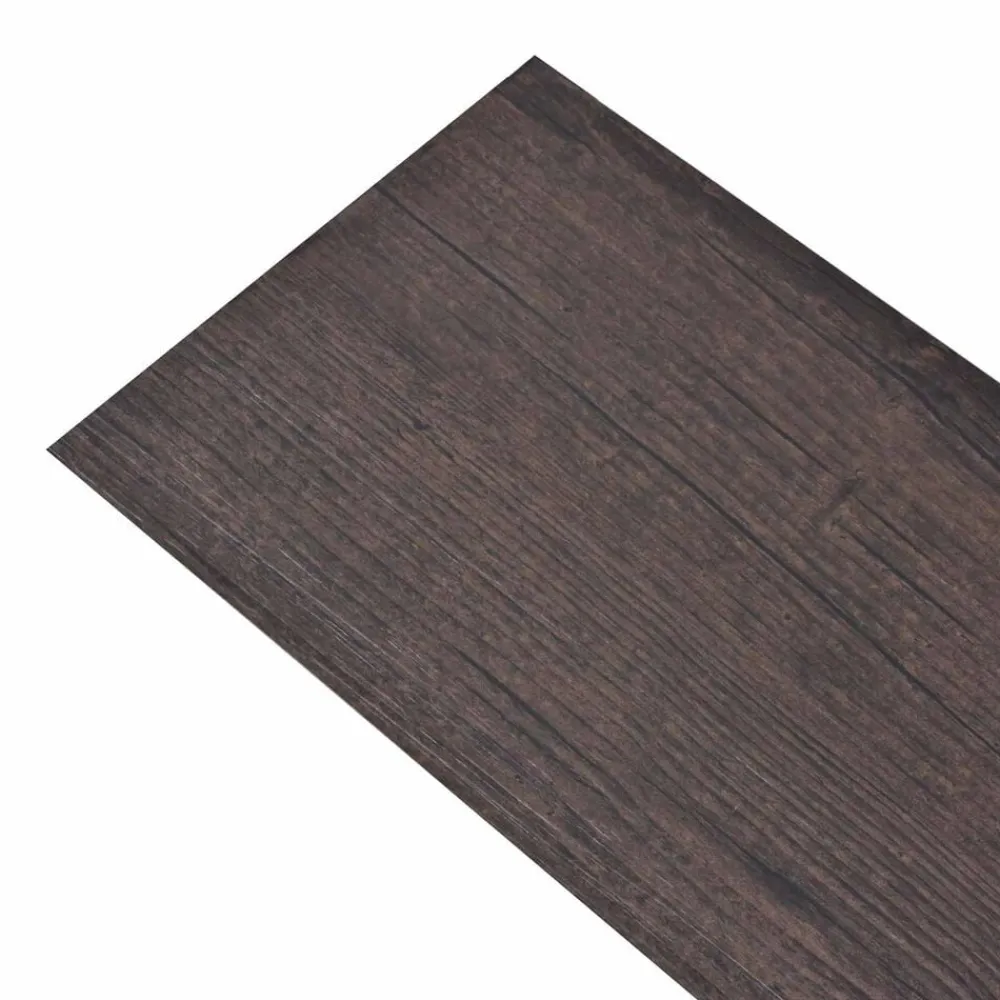 Matériaux De Construction-vidaXL Planches de sol 36 pcs 5,02 m² PVC Marron foncé