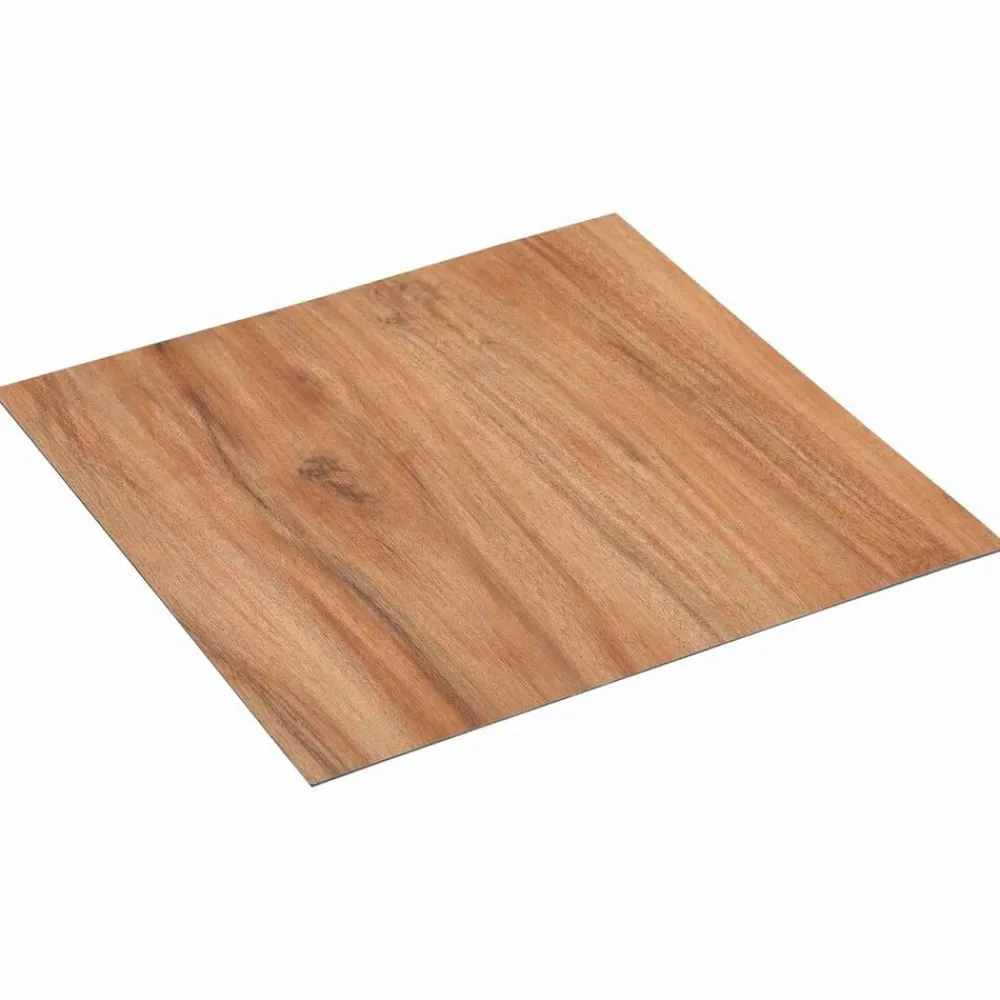 vidaXL Planches de sol 55 pcs Marron 5,11 m² PVC