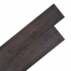 Matériaux De Construction-vidaXL Planches de sol 18 pcs Gris foncé 5,26 m² PVC Chêne gris foncé